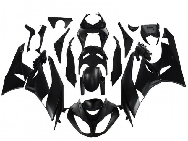 2009-2012 Kawasaki ZX6R Motorcycle Fairings - Matte Black Canada Websites