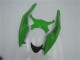 2009-2012 Kawasaki ZX6R Motorcycle Fairing Kits - Green Glossy Black Canada Websites