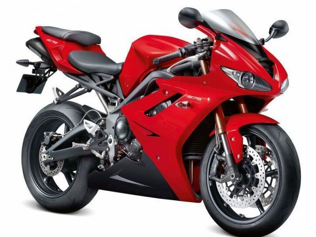 2009-2012 Triumph Daytona 675 Triple Motorcycle Fairing Kits - Red Canada Websites