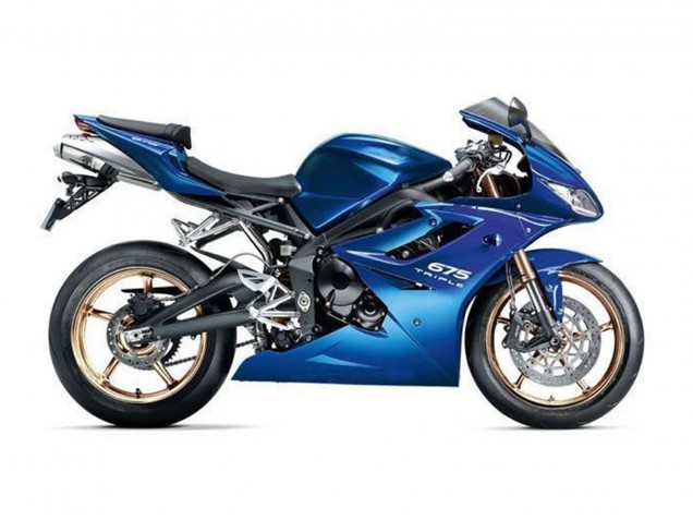 2009-2012 Triumph Daytona 675 Triple Motorcycle Fairings - Blue Canada Websites