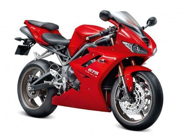 2009-2012 Triumph Daytona 675 Triple Motorcycle Fairing - Red Canada Websites