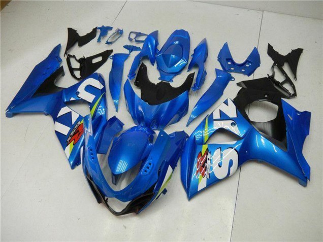2009-2016 Suzuki GSXR 1000 Motorcycle Fairing Kits - Blue Green White Canada Websites