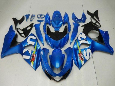2009-2016 Suzuki GSXR 1000 Motorcycle Fairing Kits - Blue Green White Canada Websites