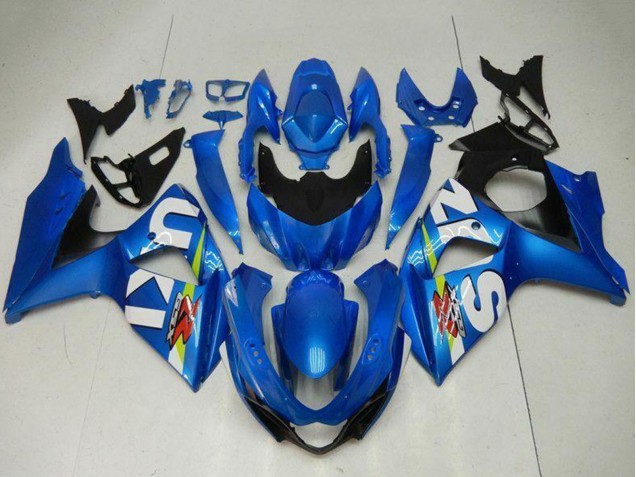 2009-2016 Suzuki GSXR 1000 Motorcycle Fairing Kits - Blue Green White Canada Websites