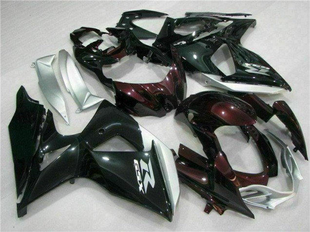 2009-2016 Suzuki GSXR 1000 Motorcycle Fairings - Glossy Black Silver White Canada Websites