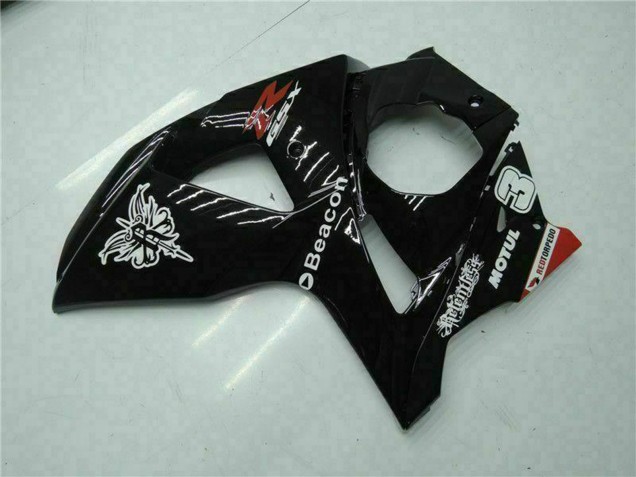 2009-2016 Suzuki GSXR 1000 Motorcycle Fairings - Glossy Black Red Beacon Motul Canada Websites