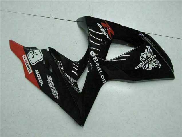 2009-2016 Suzuki GSXR 1000 Motorcycle Fairings - Glossy Black Red Beacon Motul Canada Websites