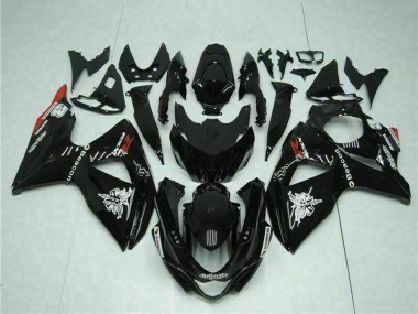 2009-2016 Suzuki GSXR 1000 Motorcycle Fairings - Glossy Black Red Beacon Motul Canada Websites
