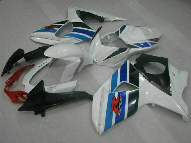 2009-2016 Suzuki GSXR 1000 Full Motorcycle Fairings - White Blue Black Canada Websites