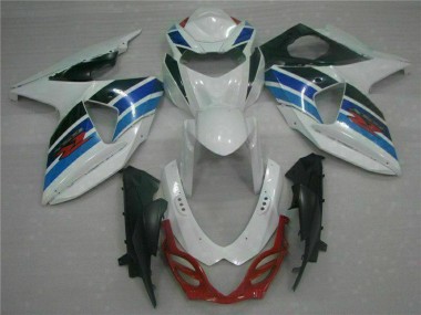 2009-2016 Suzuki GSXR 1000 Full Motorcycle Fairings - White Blue Black Canada Websites