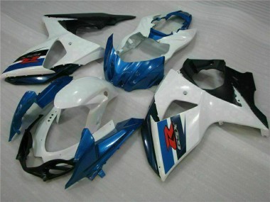 2009-2016 Suzuki GSXR 1000 Abs Fairings Kits - White Blue Black Canada Websites