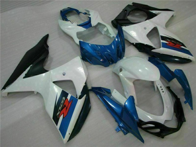 2009-2016 Suzuki GSXR 1000 Abs Fairings Kits - White Blue Black Canada Websites