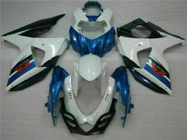 2009-2016 Suzuki GSXR 1000 Abs Fairings Kits - White Blue Black Canada Websites