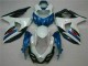 2009-2016 Suzuki GSXR 1000 Abs Fairings Kits - White Blue Black Canada Websites