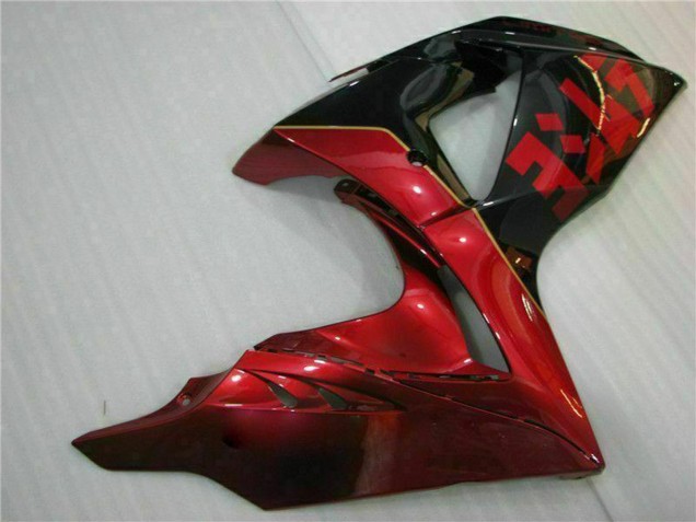 2009-2016 Suzuki GSXR 1000 Motorcycle Fairings - Red Glossy Black Canada Websites