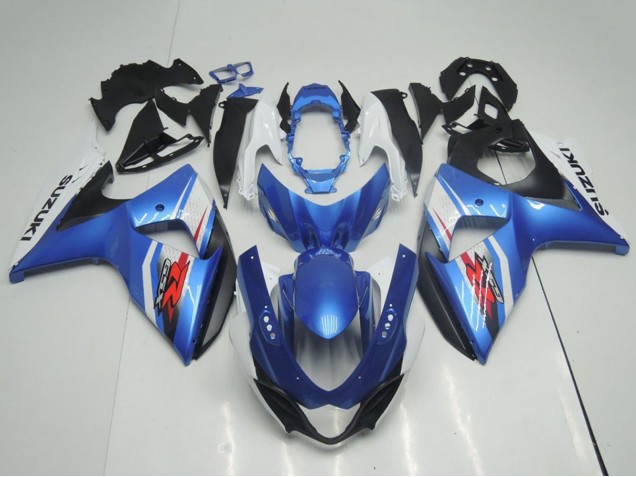 2009-2016 Suzuki GSXR 1000 Motorcycle Fairings - Light Blue Blue White Black OEM Style Canada Websites