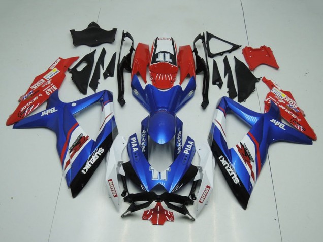 2009-2016 Suzuki GSXR 1000 Motorcycle Fairings - Blue Red White Piaa Motul Canada Websites