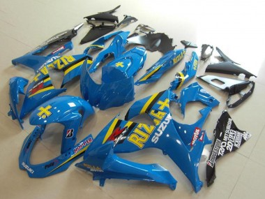 2009-2016 Suzuki GSXR 1000 Motorcycle Fairings - Blue Yellow Rizla Hopper Motul Canada Websites