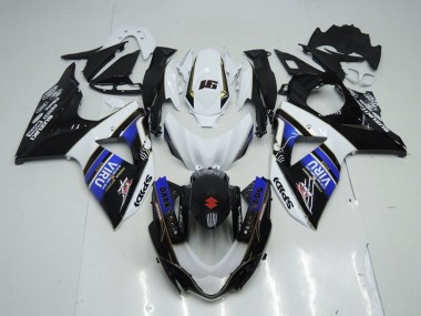 2009-2016 Suzuki GSXR 1000 Motorcycle Fairings - White Blue Black Viru Canada Websites