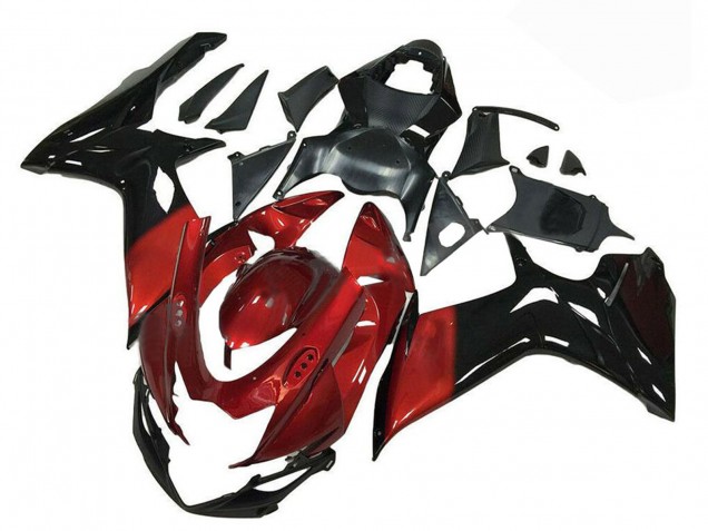 2011-2024 Suzuki GSXR 600/750 Motorcycle Fairing - Red Glossy Black Canada Websites