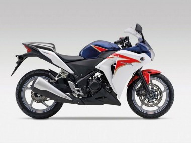 2011-2015 Honda CBR250RR Motorcycle Fairings - White Red Dark Blue Stripe Canada Websites