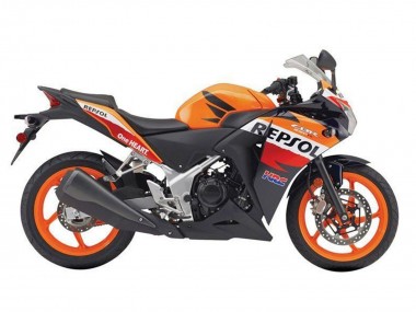 2011-2015 Honda CBR250RR Motorcycle Fairings - Orange White Red Glossy Black Repsol HRC Canada Websites