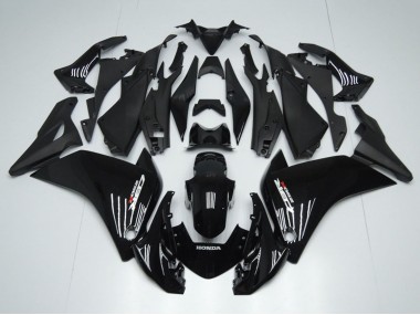 2011-2015 Honda CBR250RR Motorcycle Fairings - Glossy Black Matte Black Canada Websites