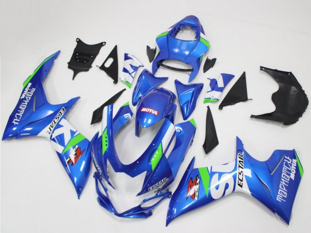 2011-2024 Suzuki GSXR 600/750 Motorcycle Fairings - Blue White Green Canada Websites