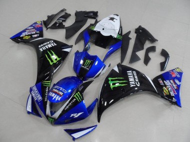 2012-2014 Yamaha YZF R1 Motorcycle Fairings - White Blue Glossy Black Green Graves Yamalube Monster Canada Websites