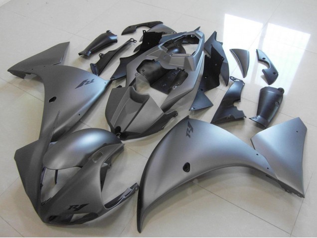 2012-2014 Yamaha YZF R1 Motorcycle Fairings - Matte Grey Canada Websites