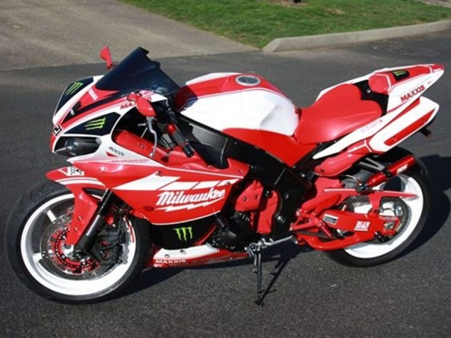 2012-2014 Yamaha YZF R1 Motorcycle Fairings - White Red Black Green Milwaukee Maxxis Monster Canada Websites