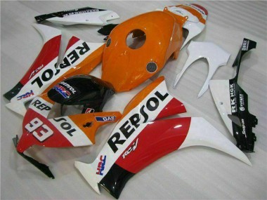 2012-2016 Honda CBR1000RR Motorcycle Fairing - White Orange Red Glossy Black HRC Repsol 93 Canada Websites