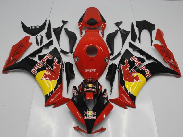 2012-2016 Honda CBR1000RR Motorcycle Fairings - Red Black Yellow Red Bull Canada Websites