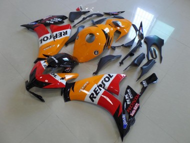 2012-2016 Honda CBR1000RR Bike Fairings - Orange White Red Glossy Black Repsol Canada Websites