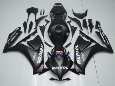 2012-2016 Honda CBR1000RR Motorcycle Fairings - Matte Black White Repsol HRC Canada Websites