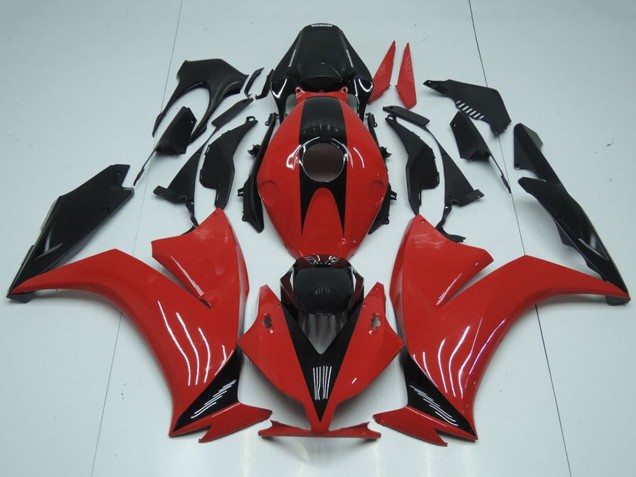 2012-2016 Honda CBR1000RR Motorcycle Fairings - Red Black with No Decals Canada Websites