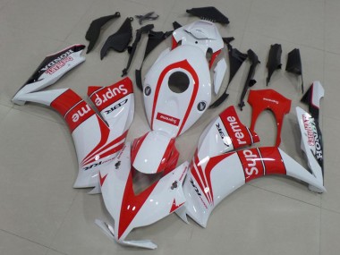 2012-2016 Honda CBR1000RR Motorcycle Fairings - White Red Black Supreme Canada Websites