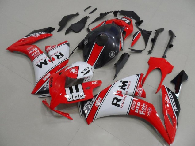 2012-2016 Honda CBR1000RR Motorcycle Fairings - White Red Glossy Black Rpm Canada Websites