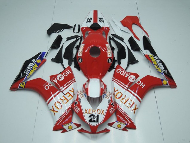 2012-2016 Honda CBR1000RR Motorcycle Fairings - White Red Glossy Black Xerox 21 Canada Websites