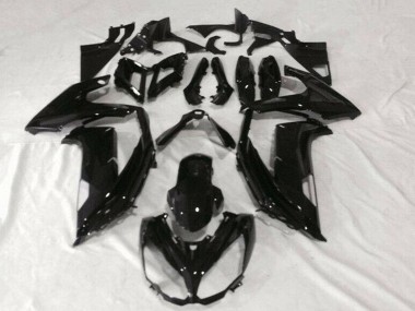 2012-2016 Kawasaki EX650 Motorcycle Fairings - Glossy Black Canada Websites