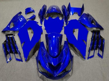 2012-2024 Kawasaki ZX14R ZZR1400 Motorcycle Fairings - Blue Black Canada Websites