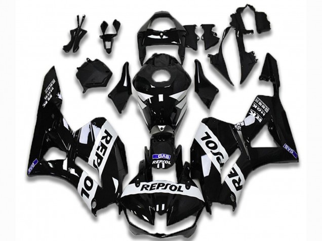 2013-2023 Honda CBR600RR Motorcycle Fairings - Glossy Black White Repsol Canada Websites