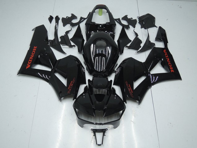 2013-2023 Honda CBR600RR Motorcycle Fairings - Glossy Black Red Decals Canada Websites