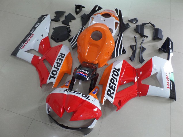 2013-2023 Honda CBR600RR Motorcycle Fairing Kits - Orange White Red Glossy Black Repsol Canada Websites