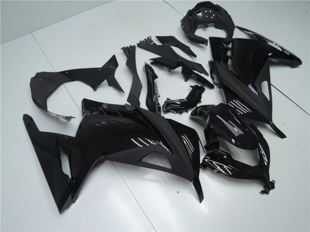 2013-2024 Kawasaki Ninja 300 EX300R Motorcycle Fairings - Glossy Black Matte Black Canada Websites