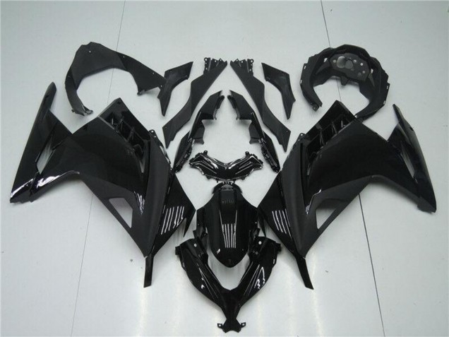 2013-2024 Kawasaki Ninja 300 EX300R Motorcycle Fairings - Glossy Black Matte Black Canada Websites