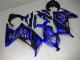 2013-2024 Kawasaki Ninja 300 EX300R Motorcycle Fairings - Blue Black White Flame Canada Websites