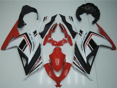 2013-2024 Kawasaki Ninja 300 EX300R Motorcycle Fairings - White Red Black Canada Websites