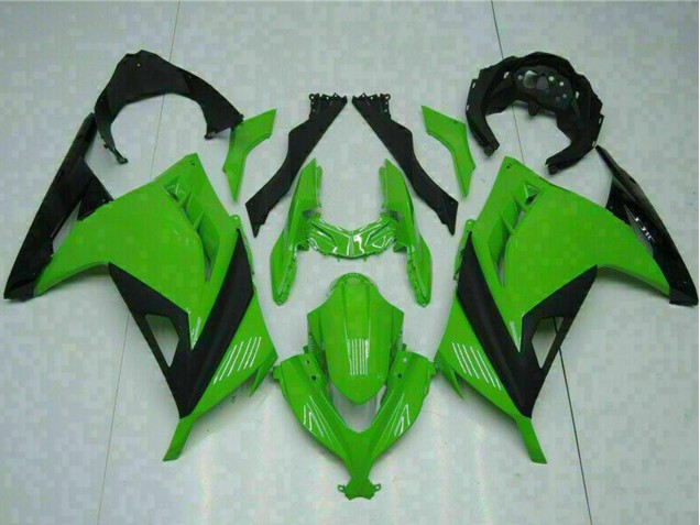 2013-2024 Kawasaki Ninja 300 EX300R Motorcycle Fairings - Green Black Canada Websites