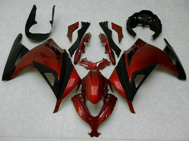 2013-2024 Kawasaki Ninja 300 EX300R Motorcycle Fairings - Red Black Canada Websites